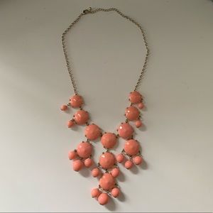 Lightyears Salmon Colored Bubble Necklace